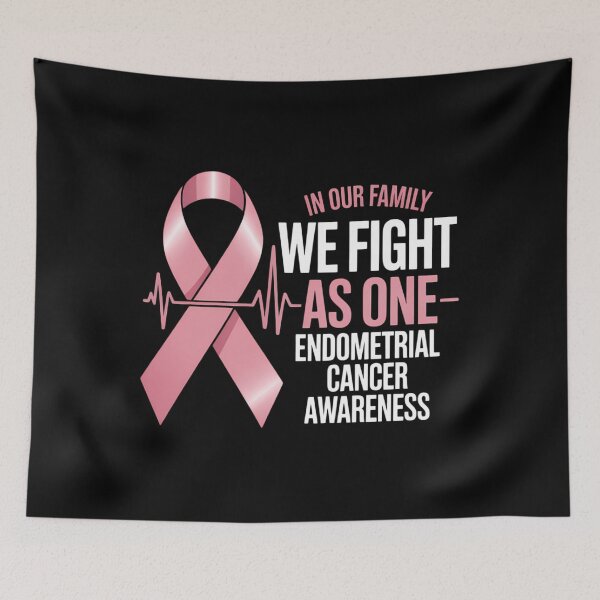 Item preview, Endometrial Cancer Awareness Peach Ribbon  designed and sold by Moon-Ape.