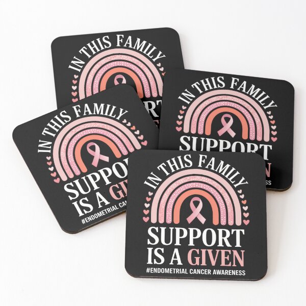 Item preview, Endometrial Cancer Awareness Peach Ribbon  designed and sold by Moon-Ape.
