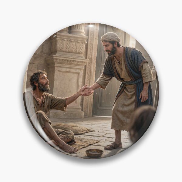 Item preview, Apostles Healing the Beggar Cinematic Art designed and sold by songpon-k.