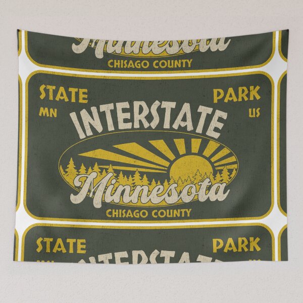 Item preview, Interstate State Park, Chisago County, Minnesota, badge design designed and sold by Wanderful-roads.