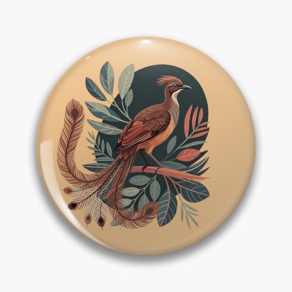 Item preview, Modern Folklore Superb Lyrebird – Elegant Australian Botanical Art designed and sold by Wennebabs.