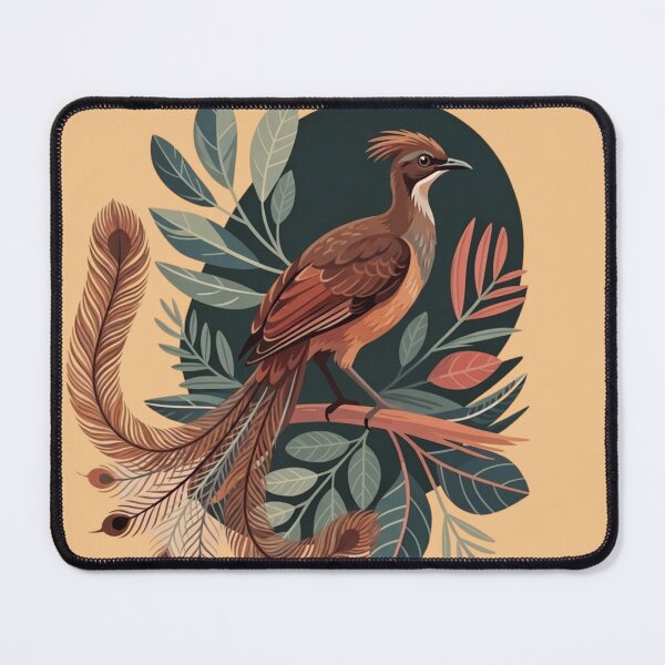 Item preview, Modern Folklore Superb Lyrebird – Elegant Australian Botanical Art designed and sold by Wennebabs.