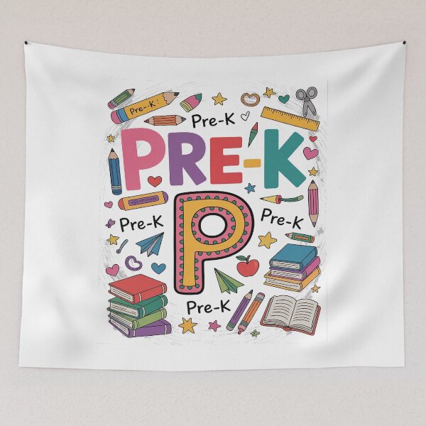 Item preview, P Is For Pre-K Teachers Students Kids Pencil Back to School designed and sold by RonnasJackson.