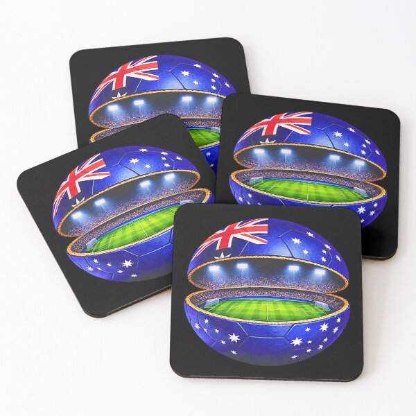 Item preview, Australia Soccer Stadium Ball Design  designed and sold by FunToTheFullest.