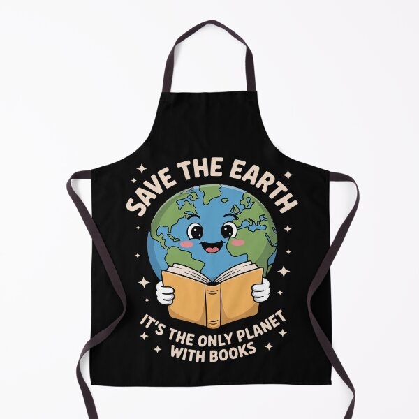 Item preview, Save Earth It´s Only Planet with Books Reader Earth Day designed and sold by RonnasJackson.