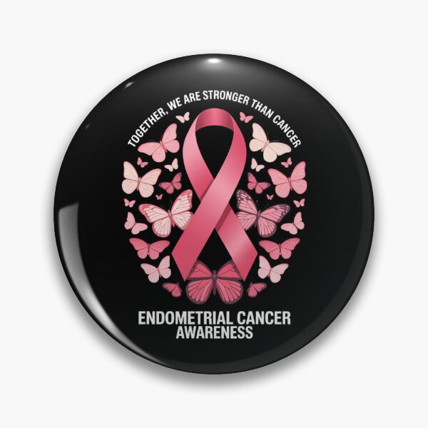 Item preview, Endometrial Cancer Awareness Peach Ribbon designed and sold by Moon-Ape.