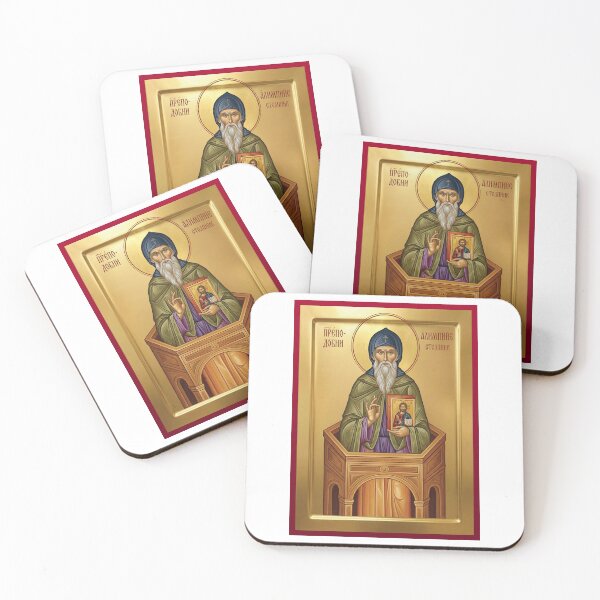 Item preview, Venerable Alypius the Stylite,Prepodobni Alimpije Stolpnik,orthodox icon designed and sold by ikonesrb.