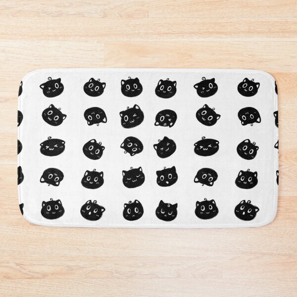 Item preview, Black Cat Expression Sheet Sticker Pack designed and sold by Manjia-Art.