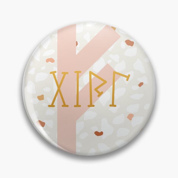 Item preview, Birthday card Girl runic F (Fehu) designed and sold by TotalKejas.