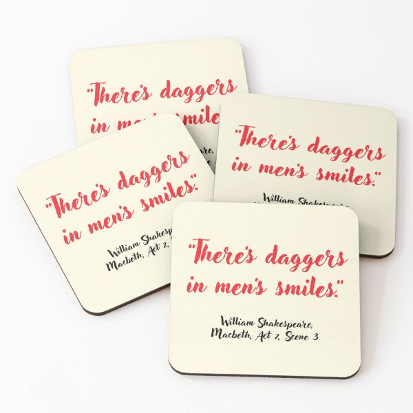 Item preview, Cool Shakespeare Quote from Macbeth designed and sold by CharlottePlaceArt.