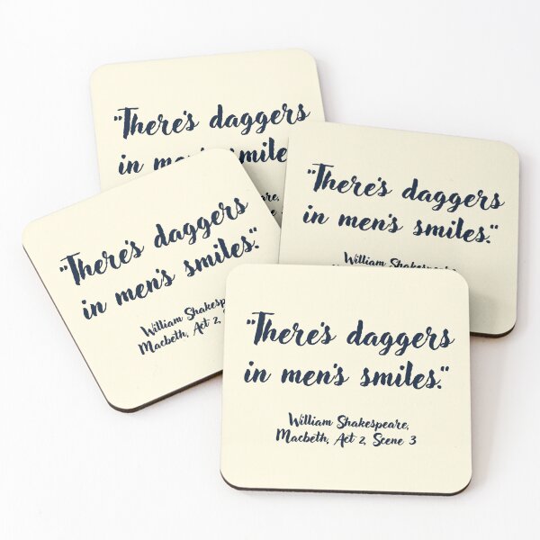 Item preview, Cool Shakespeare Quote from Macbeth designed and sold by CharlottePlaceArt.