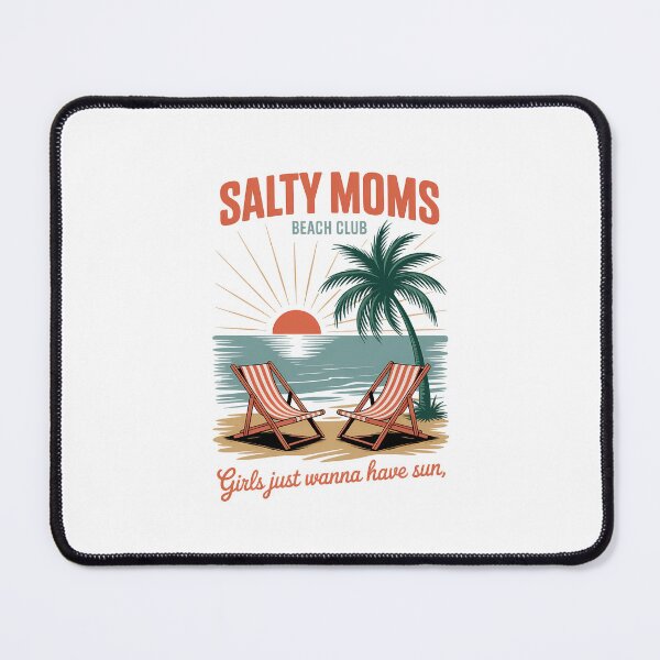 Item preview, Salty Moms Beach Club Beach Summer Vibes Mothers Day designed and sold by VENOM0RIOT.