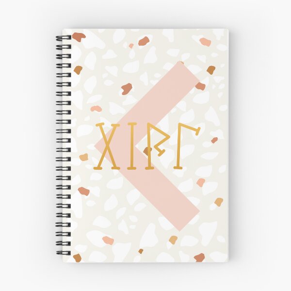 Item preview, Birthday card Girl runic K (Kenaz) designed and sold by TotalKejas.