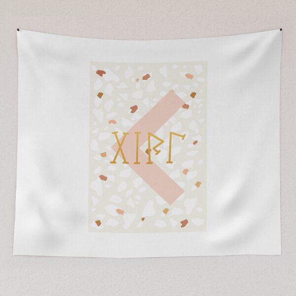 Item preview, Birthday card Girl runic K (Kenaz) designed and sold by TotalKejas.