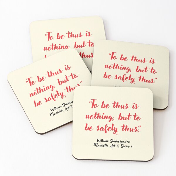 Item preview, Cool Shakespeare Quote from Macbeth designed and sold by CharlottePlaceArt.