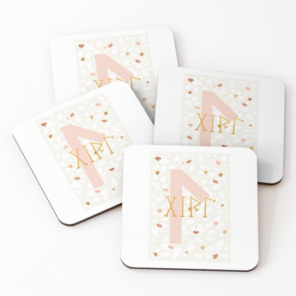 Item preview, Birthday card Girl runic L (Lagaz) designed and sold by TotalKejas.