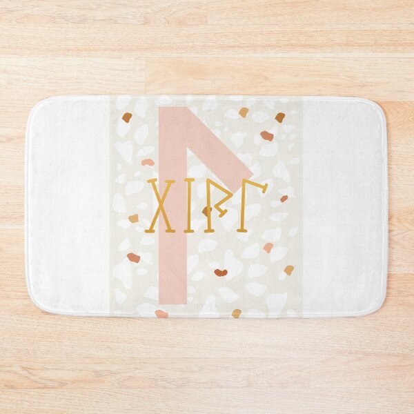 Item preview, Birthday card Girl runic L (Lagaz) designed and sold by TotalKejas.