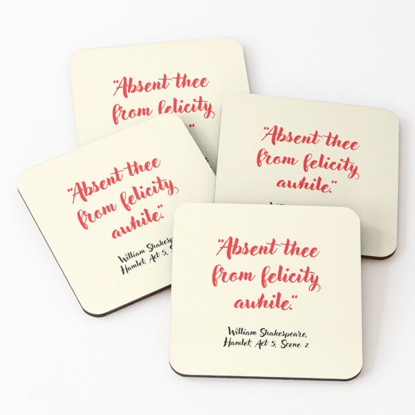 Item preview, Cool Shakespeare Quote from Hamlet designed and sold by CharlottePlaceArt.