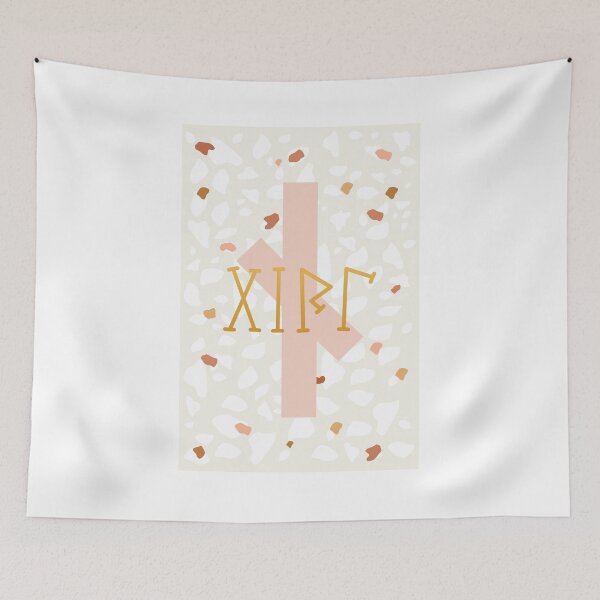 Item preview, Birthday card Girl runic N (Nauthiz) designed and sold by TotalKejas.
