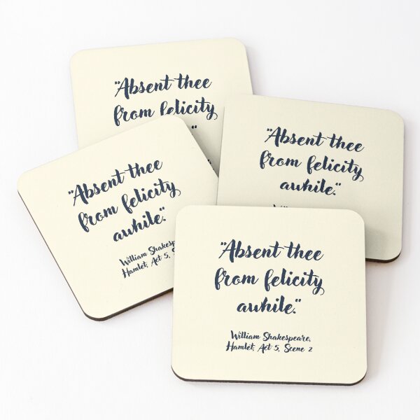 Item preview, Cool Shakespeare Quote from Hamlet designed and sold by CharlottePlaceArt.