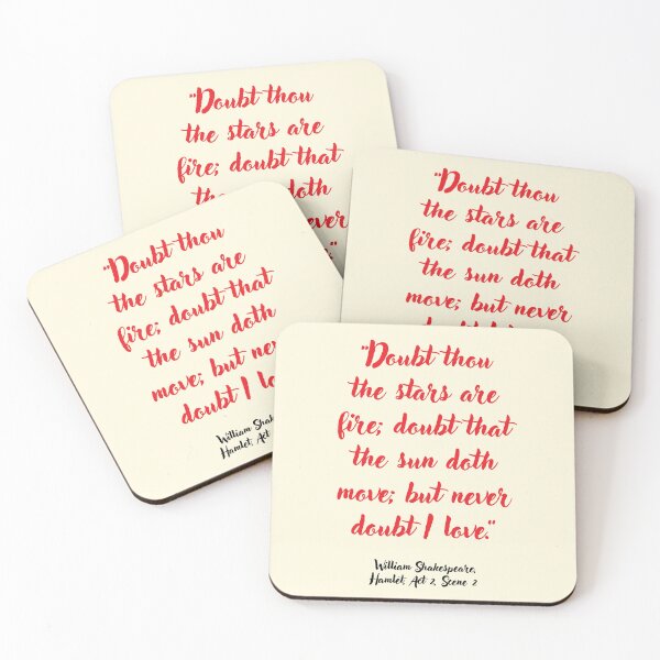 Item preview, Cool Shakespeare Quote from Hamlet designed and sold by CharlottePlaceArt.