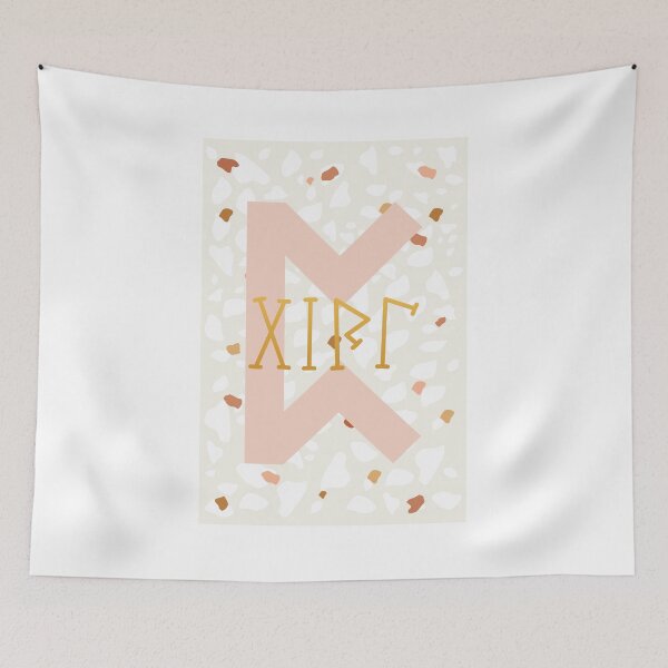 Item preview, Birthday card Girl runic P (Perthro) designed and sold by TotalKejas.