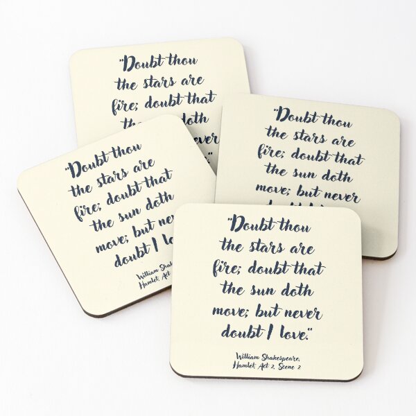 Item preview, Cool Shakespeare Quote from Hamlet designed and sold by CharlottePlaceArt.