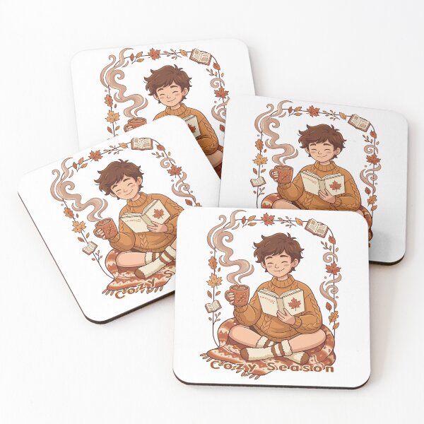 Item preview, Cozy Season Cute Autumn Reader Aesthetic Book Lover Design designed and sold by AmazingEG.