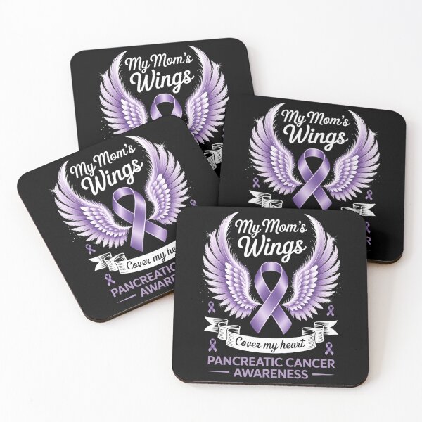 Item preview, My Mom's Wings Cover My Heart Pancreatic Cancer Awareness designed and sold by VENOM0RIOT.