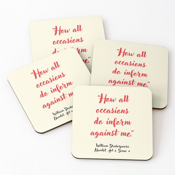 Item preview, Radical Shakespeare Quote from Hamlet designed and sold by CharlottePlaceArt.