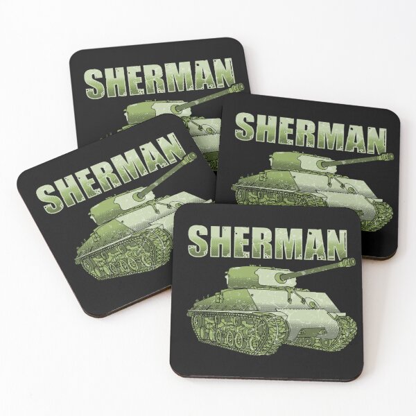 Item preview, Vintage Sherman Tank Military Graphic Tee designed and sold by Emberglowo.