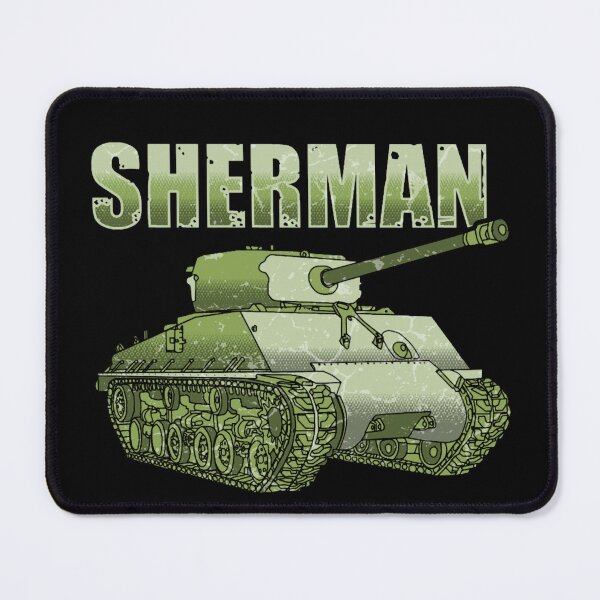 Item preview, Vintage Sherman Tank Military Graphic Tee designed and sold by Emberglowo.
