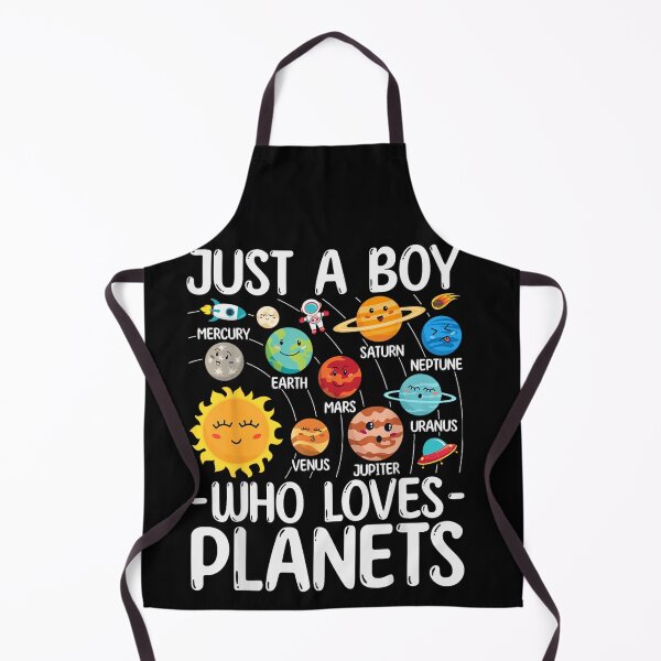 Item preview, Just a Boy Who Loves Planets Cute Solar System Tee designed and sold by TrevorCantela.