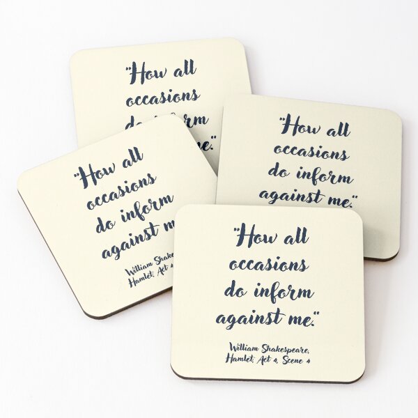 Item preview, Radical Shakespeare Quote from Hamlet designed and sold by CharlottePlaceArt.