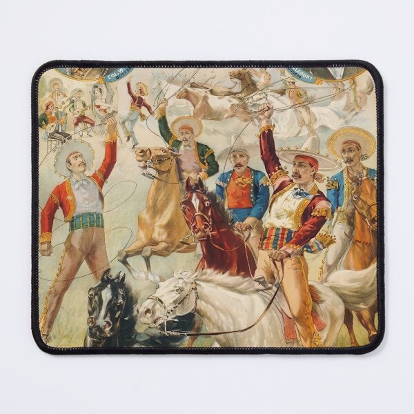 Item preview, Buffalo Bill Wild West Vintage Rodeo Poster Print designed and sold by TheSoulOfArt.