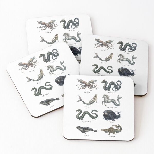 Item preview, Mythical Sea Creatures designed and sold by ArunDandiboina.