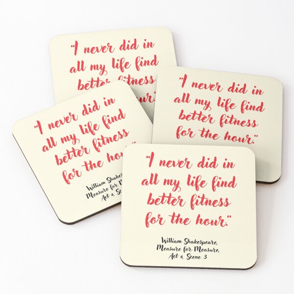 Item preview, Lit Shakespeare Quote from Measure for Measure designed and sold by CharlottePlaceArt.