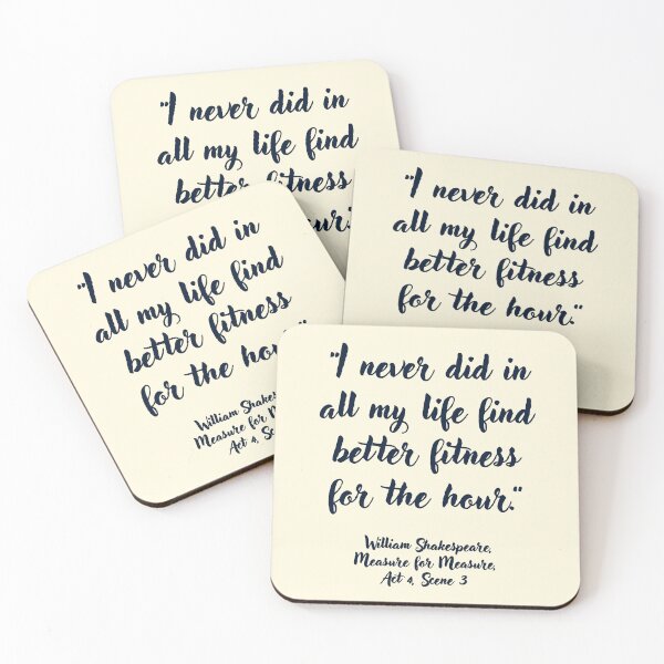 Item preview, Lit Shakespeare Quote from Measure for Measure designed and sold by CharlottePlaceArt.