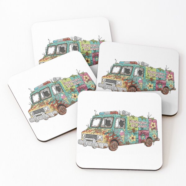 Item preview, Post Apocalyptic Ice Cream Truck - 100 Years Decay designed and sold by octozap.