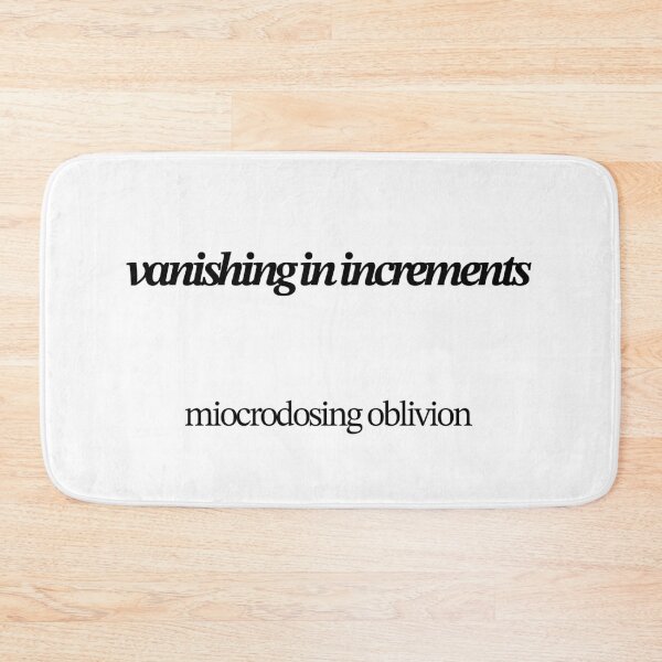 Item preview, vanishing in increments designed and sold by birdspinestudio.