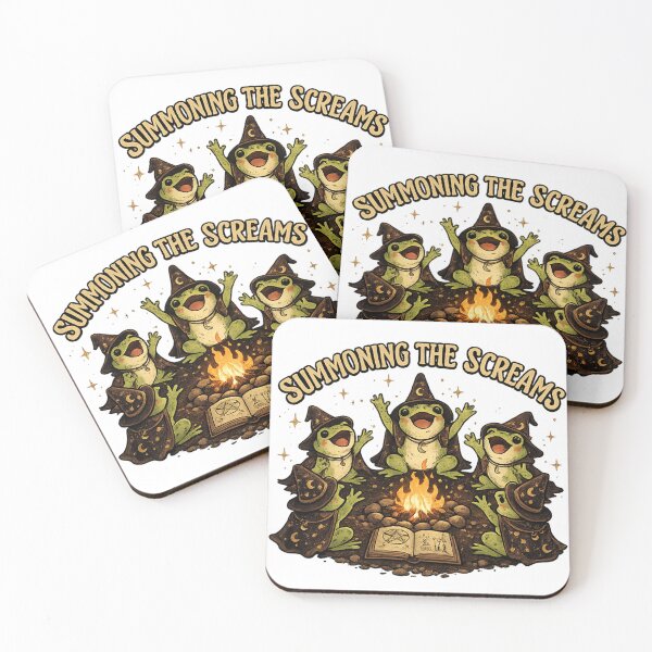 Item preview, Summoning the Screams – Funny Frog Witch Ritual Graphic designed and sold by halesyeahhh.