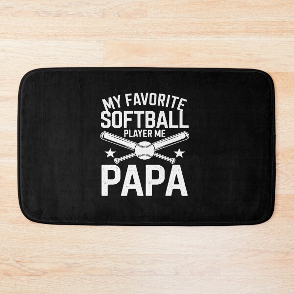 Item preview, My Softball Player Calls Me Papa Father's Day  designed and sold by BlassmausArt.