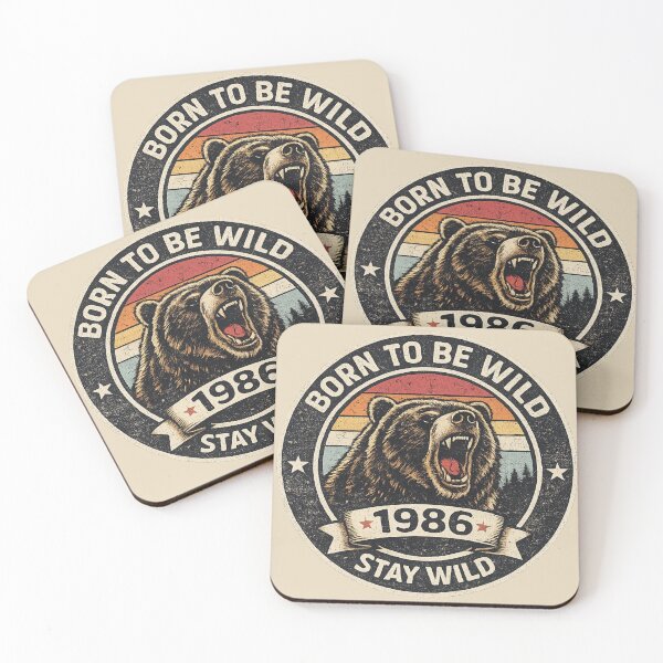 Item preview, Born To Be Wild Vintage 1986 designed and sold by PrintRavista.