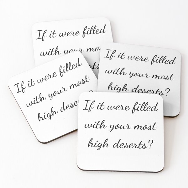 Item preview, "If it were filled with your most high deserts?" - handwriting black designed and sold by ariksworld.