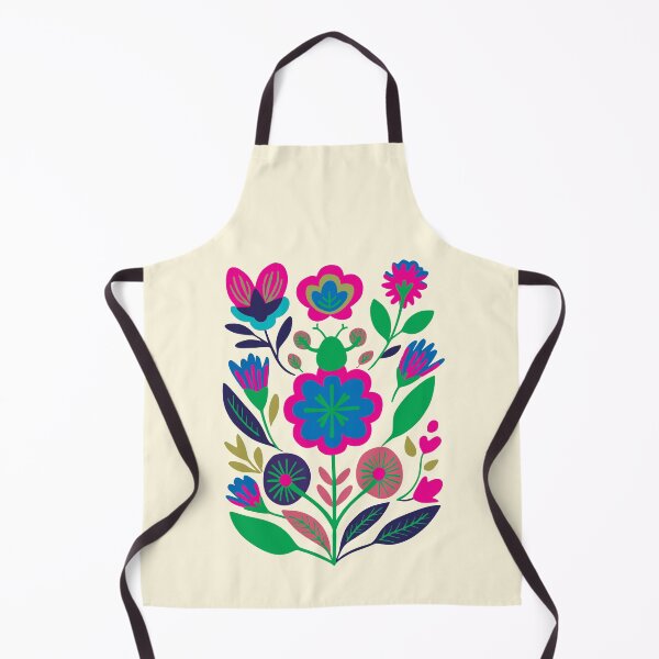Item preview, Cool Colorful Capacious Folk Floral Abstract Design designed and sold by CharlottePlaceArt.