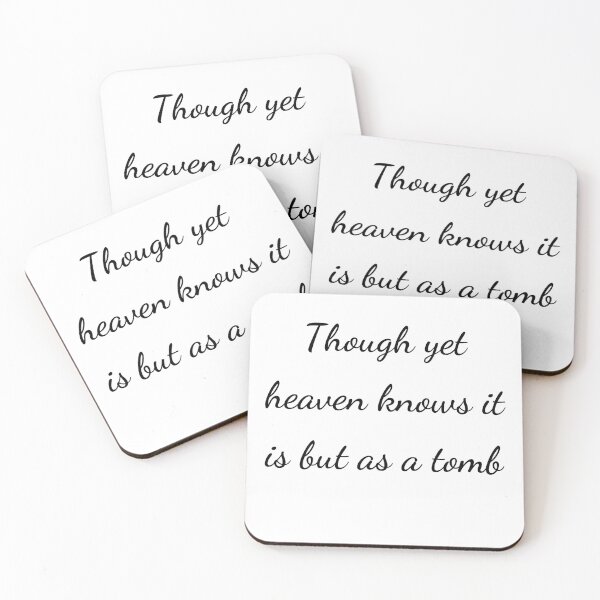 Item preview, "Though yet heaven knows it is but as a tomb" - handwriting black designed and sold by ariksworld.