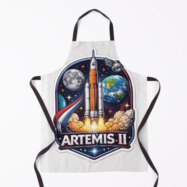 Item preview, Artemis II Mission Rocket Launch Sticker for T-shirt designed and sold by Sticker Hubs.