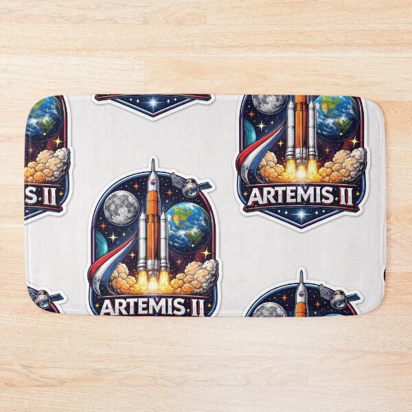 Item preview, Artemis II Mission Rocket Launch Sticker for T-shirt designed and sold by Sticker Hubs.