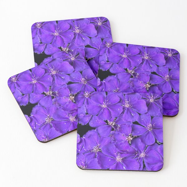 Item preview, Purple wild flowers Vibrant Purple Blossom Pattern | Botanical Floral Photography designed and sold by Magical-dreamer.