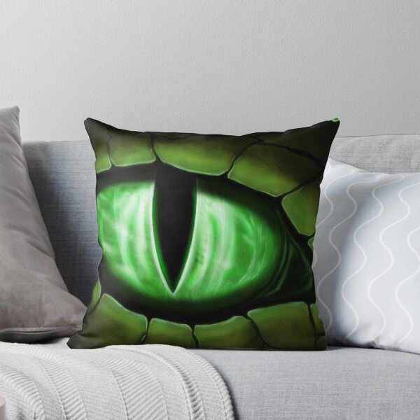 Item preview, Green Dragon Eye Fantasy Painting Colorful Digital Illustration designed and sold by Justin Fowler Art.